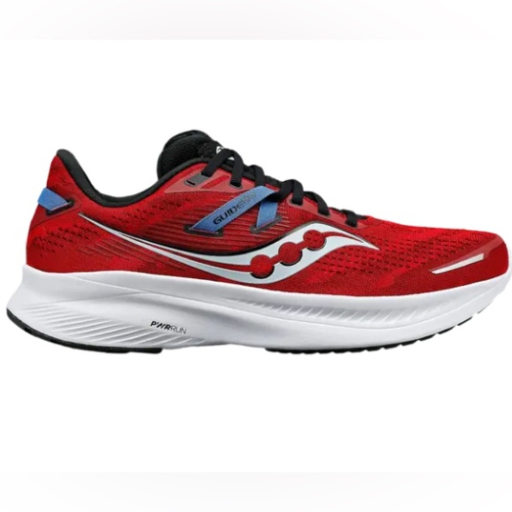 Saucony Guide 16 Running Shoe Dahlia Black Red Men’s Running Shoe size 11.5